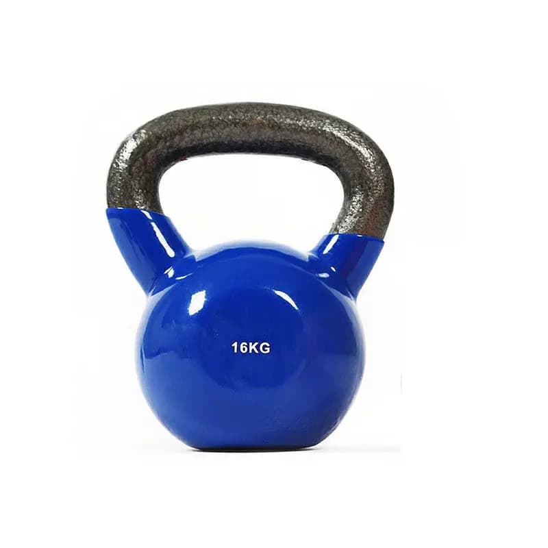 Kettlebell in ghisa resistente e robusto, adatto per il fitness domestico e l'allenamento quotidiano della forza.