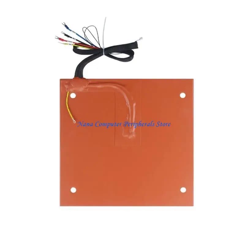 F68C Stampa 3D a risposta rapida Tappetino in silicone riscaldato 800W Uscita 120V 220V Telaio in plastica resistente calore