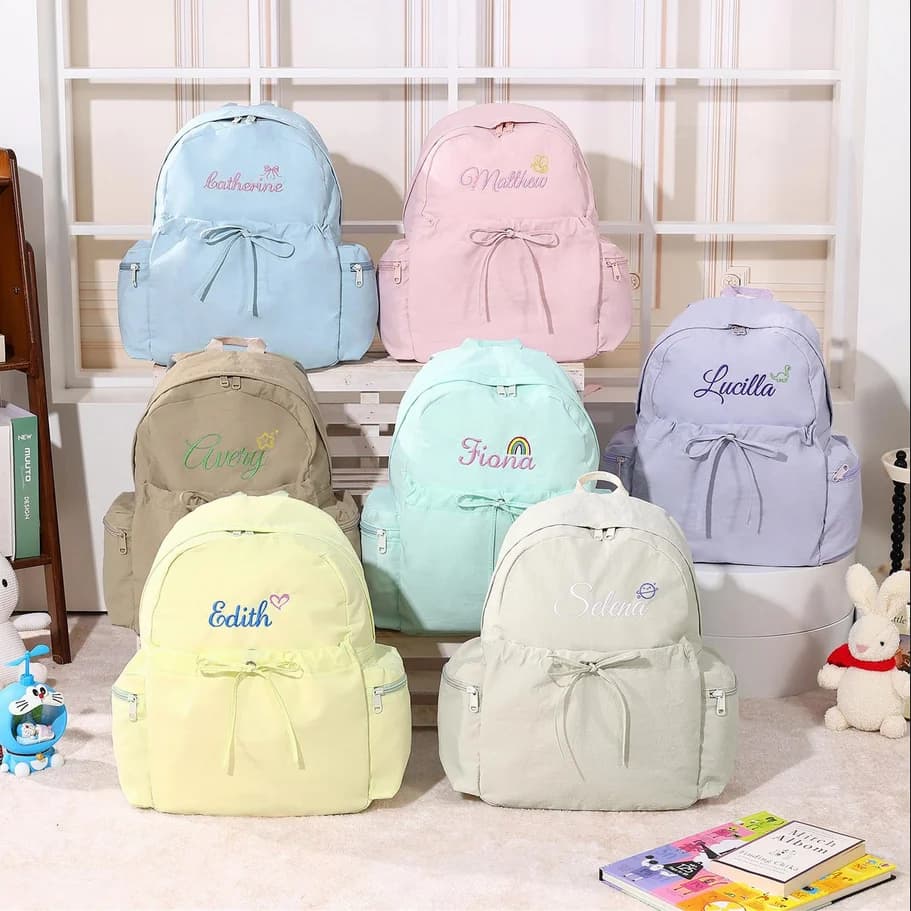 Custom Toddler Backpack With Name, Monogrammed Kids Backpack, Children's School Bag for Girls Boys, Preschool Backpack for Kids
