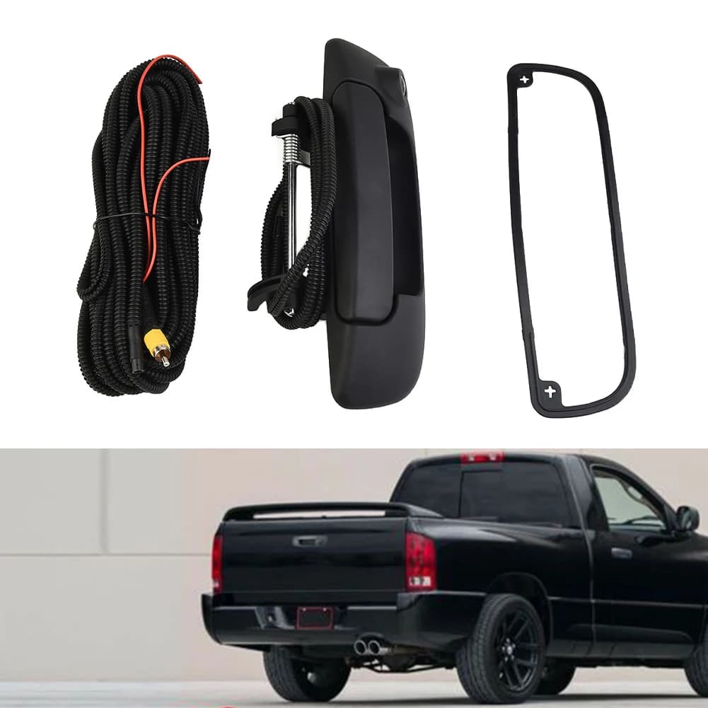 Maniglia per portellone posteriore per auto da 5 W Telecamera posteriore IP68 CH 1915110 Per Dodge Per RAM 1500 2500 3500 2002-2009 Ricambi auto