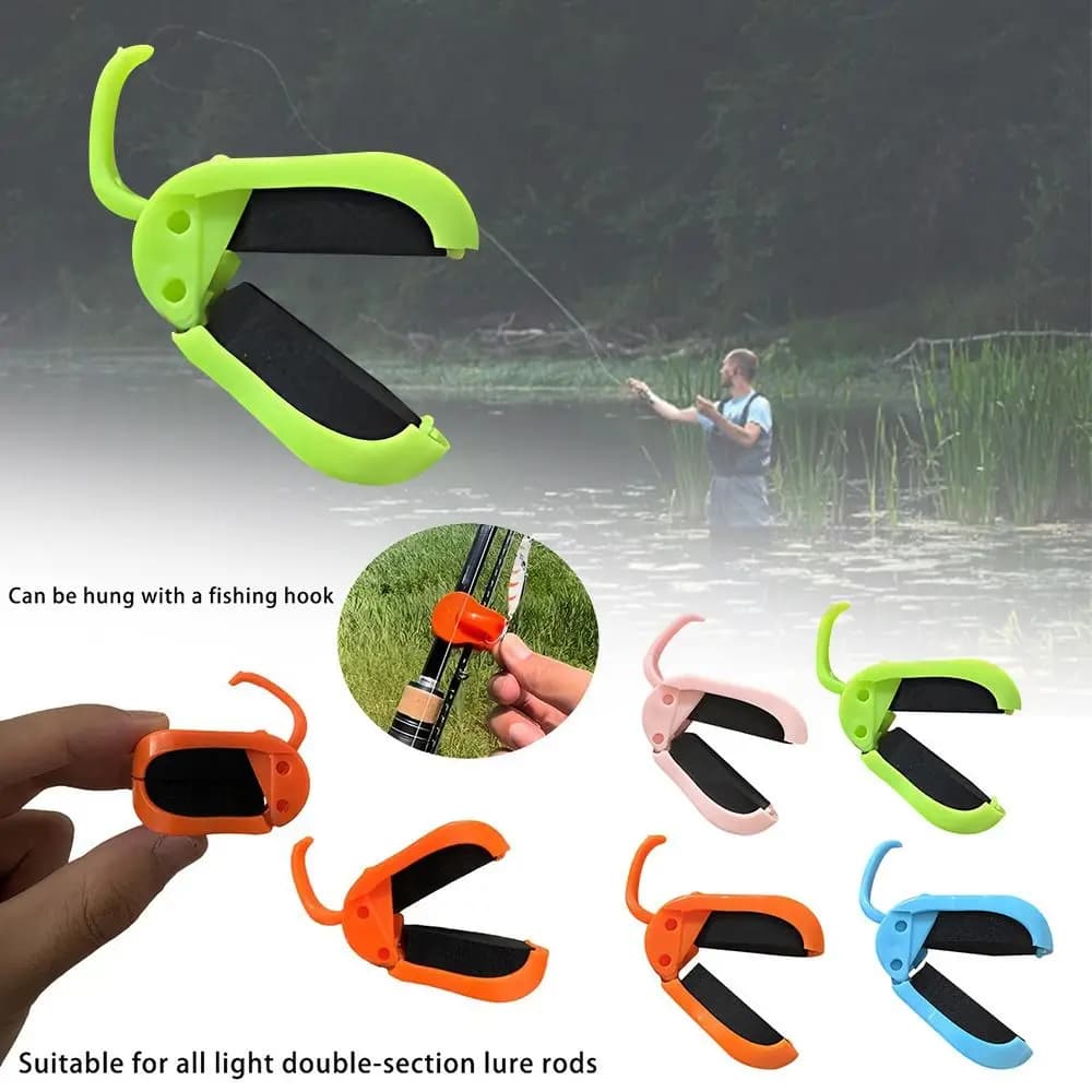 2/4 pieces support for multifunctional rod with compact design to 5 holes silicone straps fishing rod light ball straps