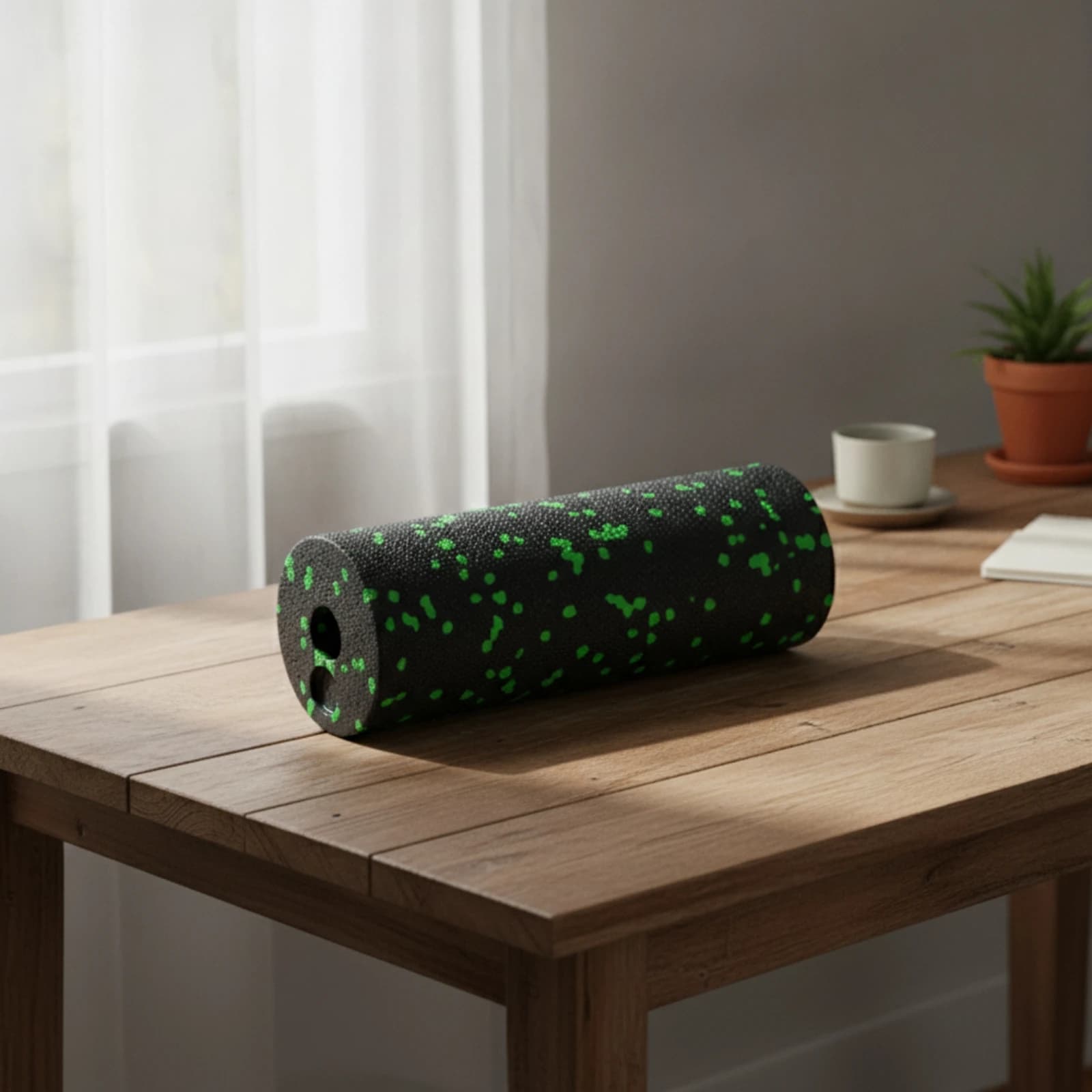 Expanded Polypropylene Foam Roller Hollow Roller with Textured Surface Compact Long-Lasting for Fitness, Self-Massage