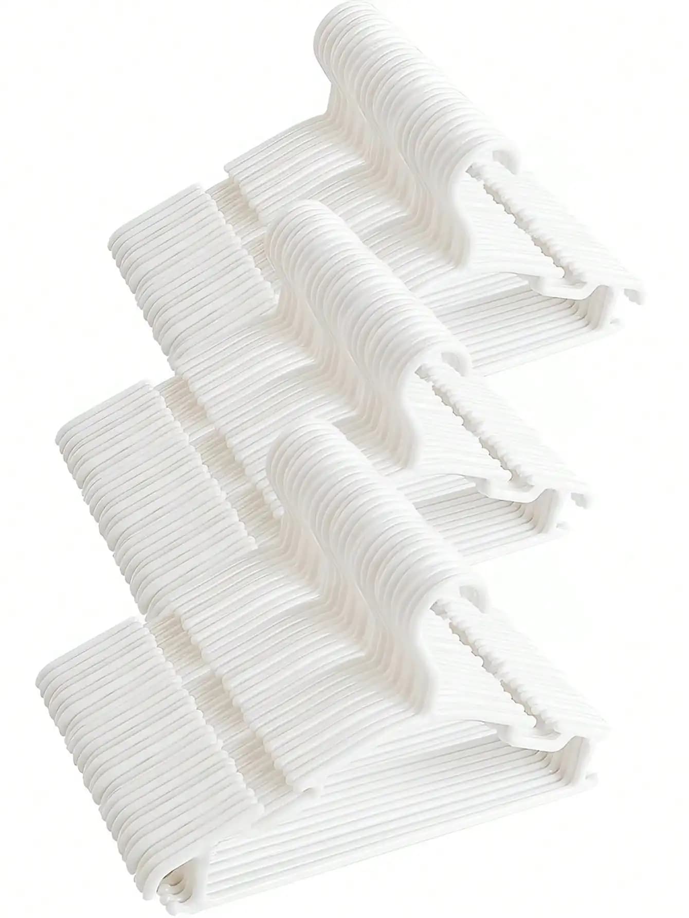 10/20 pezzi di appendiabiti in plastica per bambini, resistenti e antiscivolo, per asciugare i vestiti dei bambini