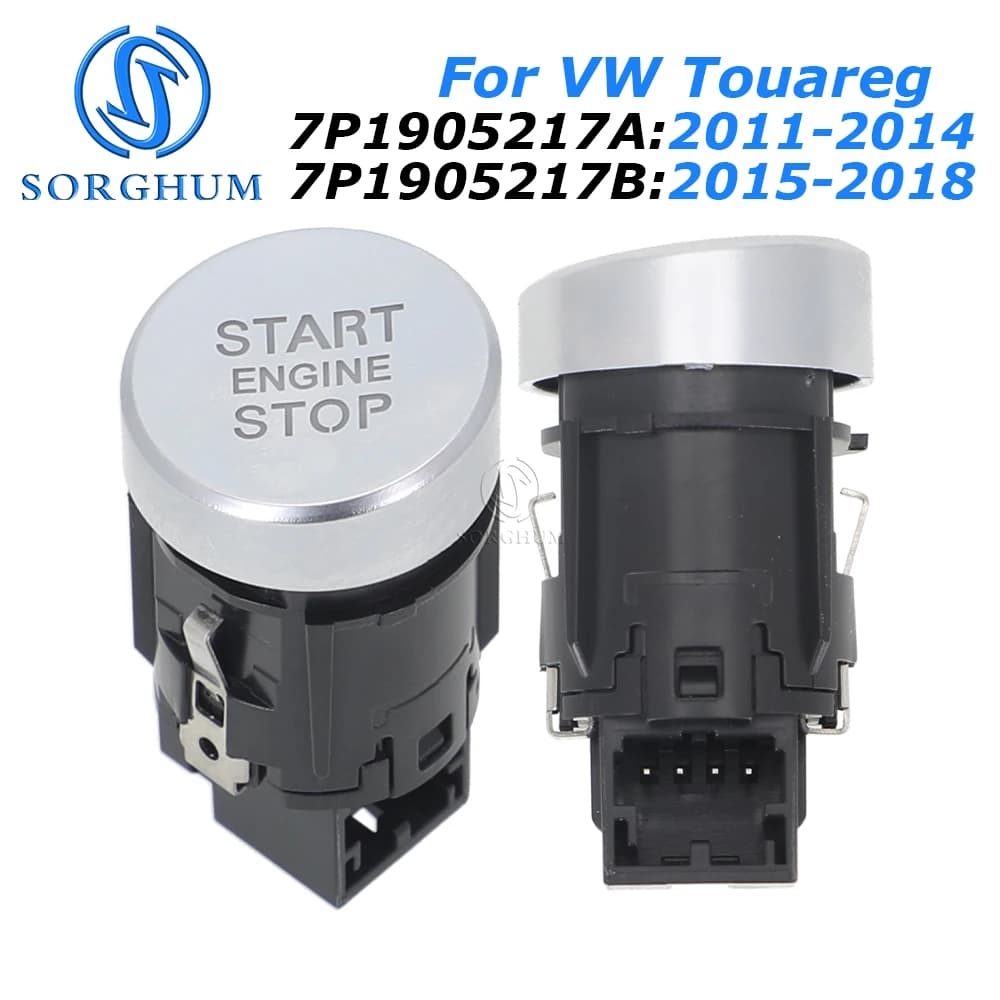 7P1905217A 7P1905217B Interruttore di accensione del motore dell'auto Start Stop Pulsante per VW Touareg 2011-2014 2015-2018