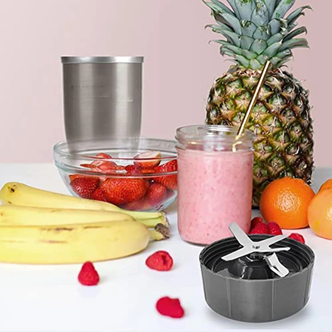 A70Z Fafa】Parte di ricambio per lama compatibile con l'estrattore per frullatore Nutribullet Pro 900W/600W - Include 6 lame a pinna