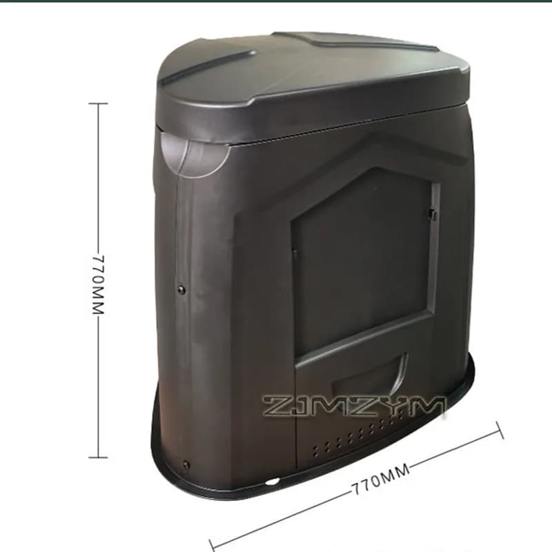 Outdoor Compost Bin Large Capacity Aerobic Composter Container for Yard Waste Fruit Scraps Tea Residues