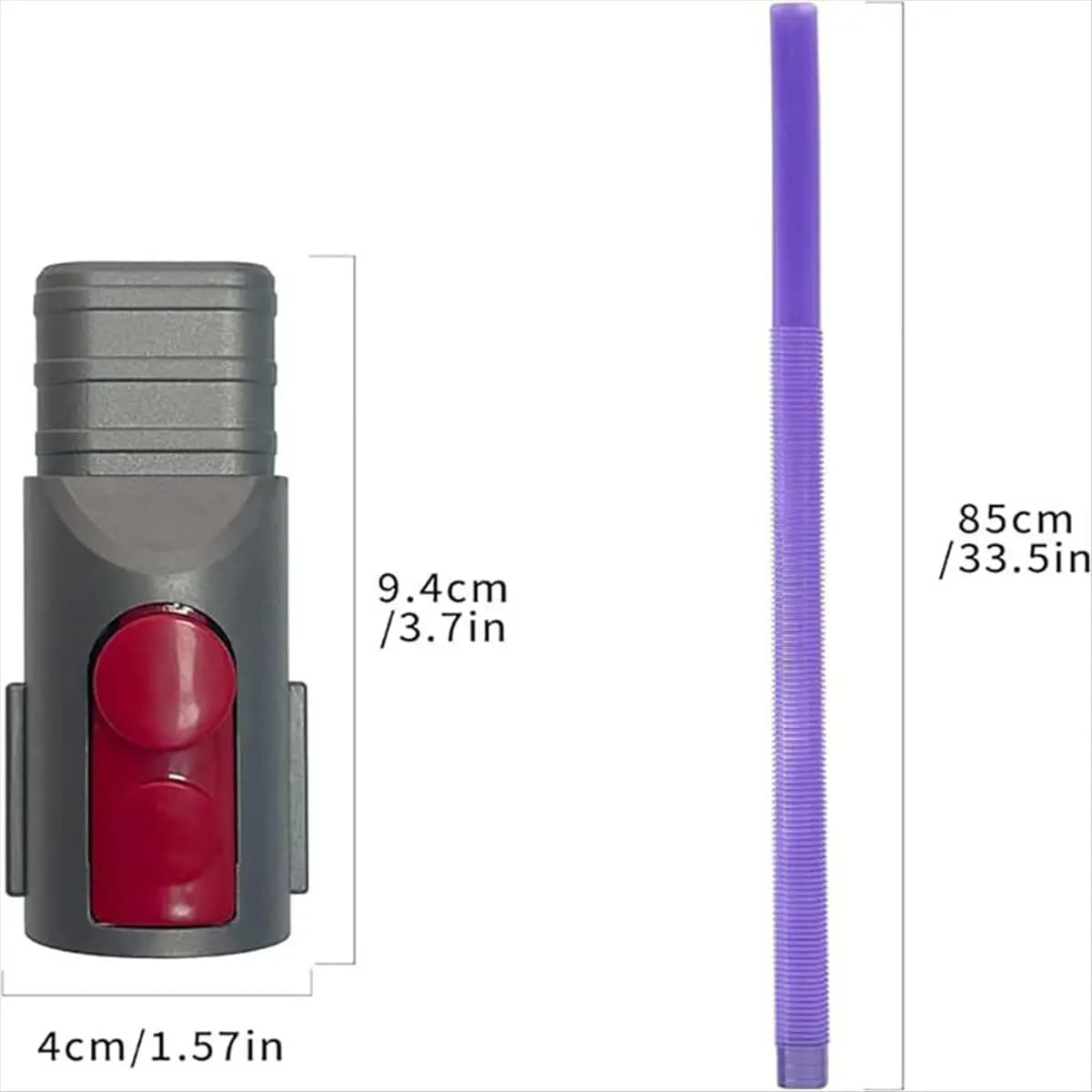 DT56 Dryer Vent Cleaner Kit for Dyson V7 V8 V10 V11 V15 Vacuum Attachment with Guide Wire Dryer Lint Screen Cleaning Hose B