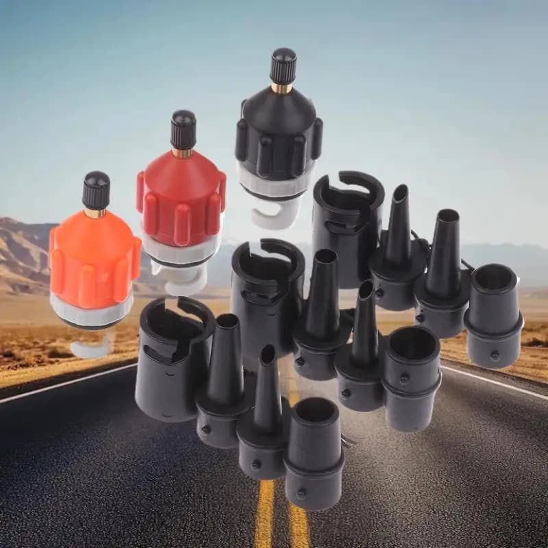 Kit combinato adattatore pompa aria gonfiabile e valvola aria per SUP, paddle boat, kayak, pneumatici