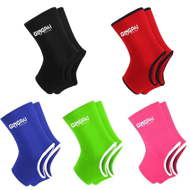 Muay Thai Supporto per caviglia Avvolge Uomo Donna Boxe Cavigliere Muay Thai Bretelle per piedi per allenamento sportivo Kickboxing Sanda Sparring