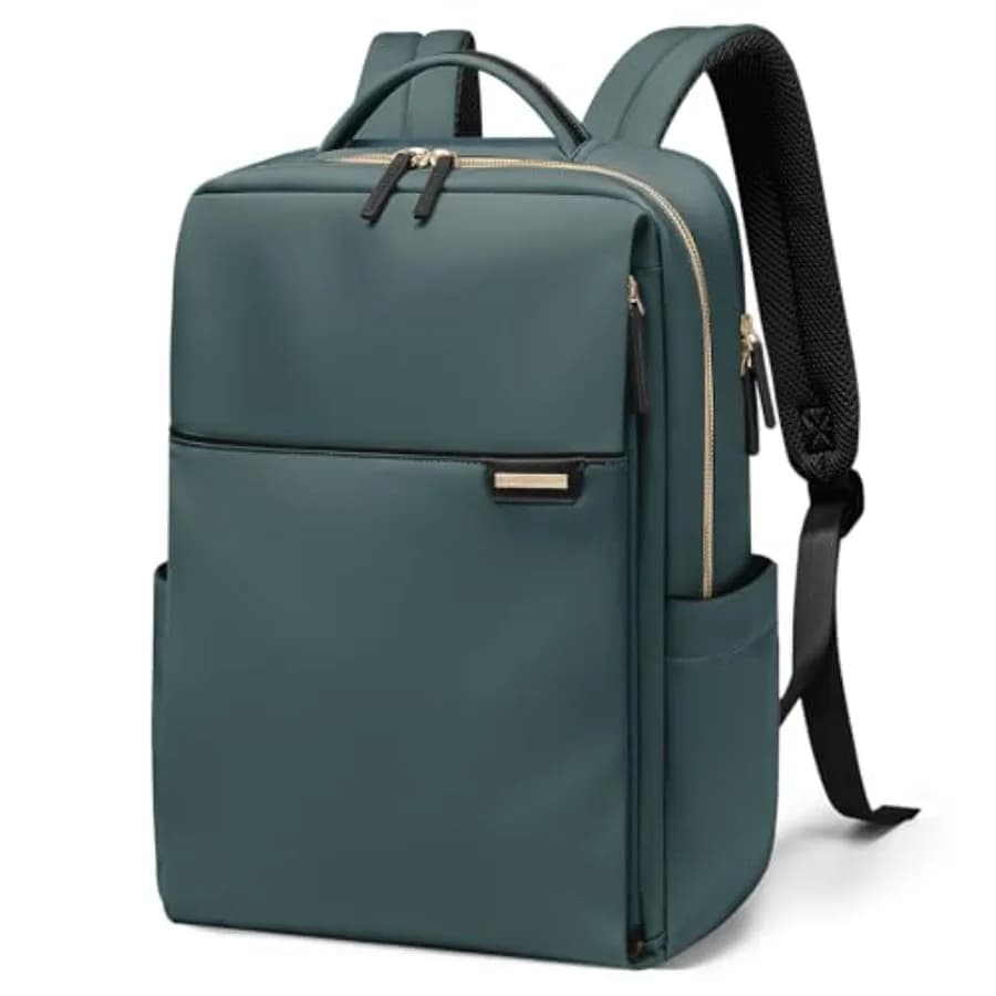 Zaino per Laptop da Donna per Lavoro e Viaggi, Zaini per Computer con Scomparto per Laptop, Impermeabile, Zaino Casual per Viaggi