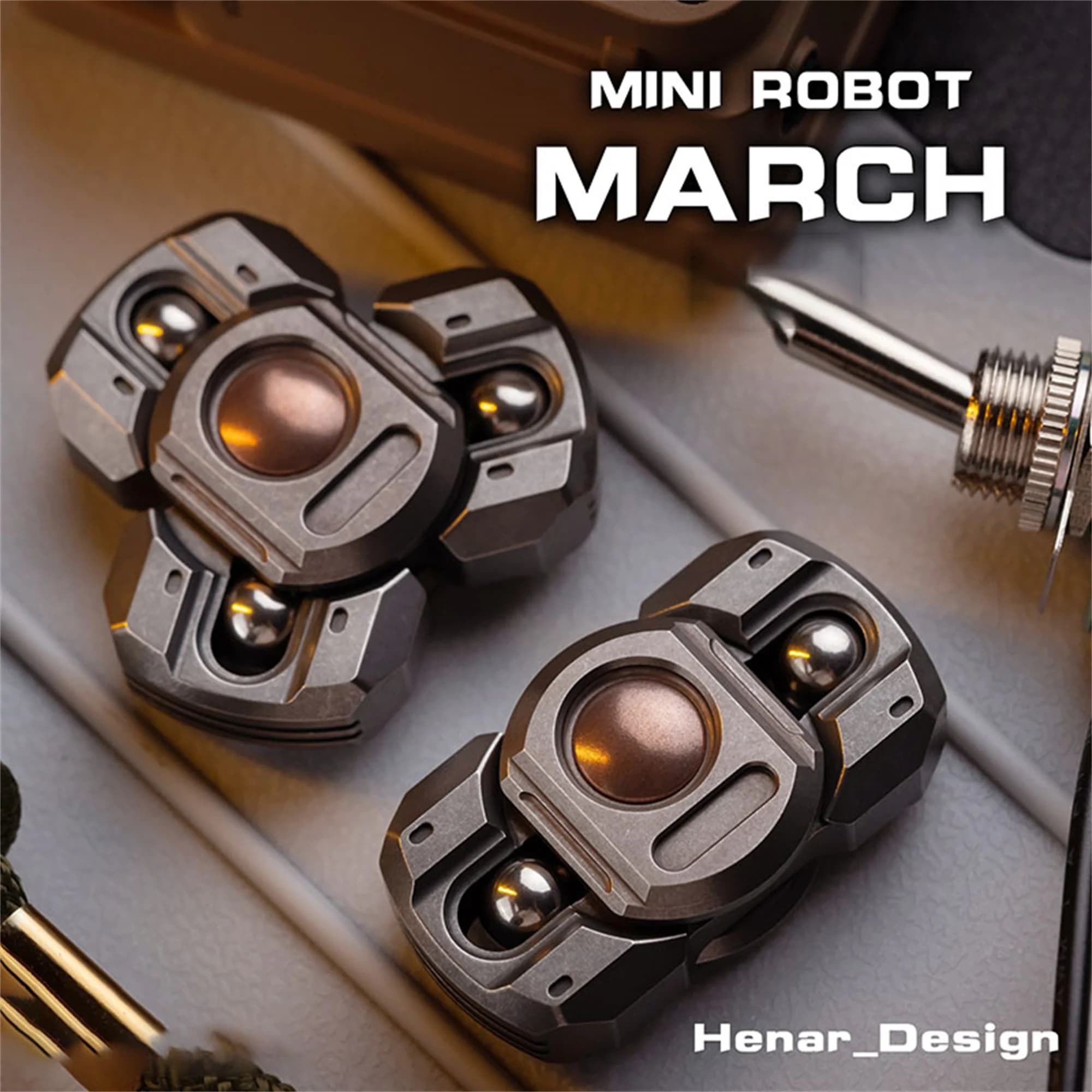 WANWU EDC Fidget Slider Haptic Coin Fidget Spinner giocattolo in metallo decompressione artefatto Finger Spinner Toys