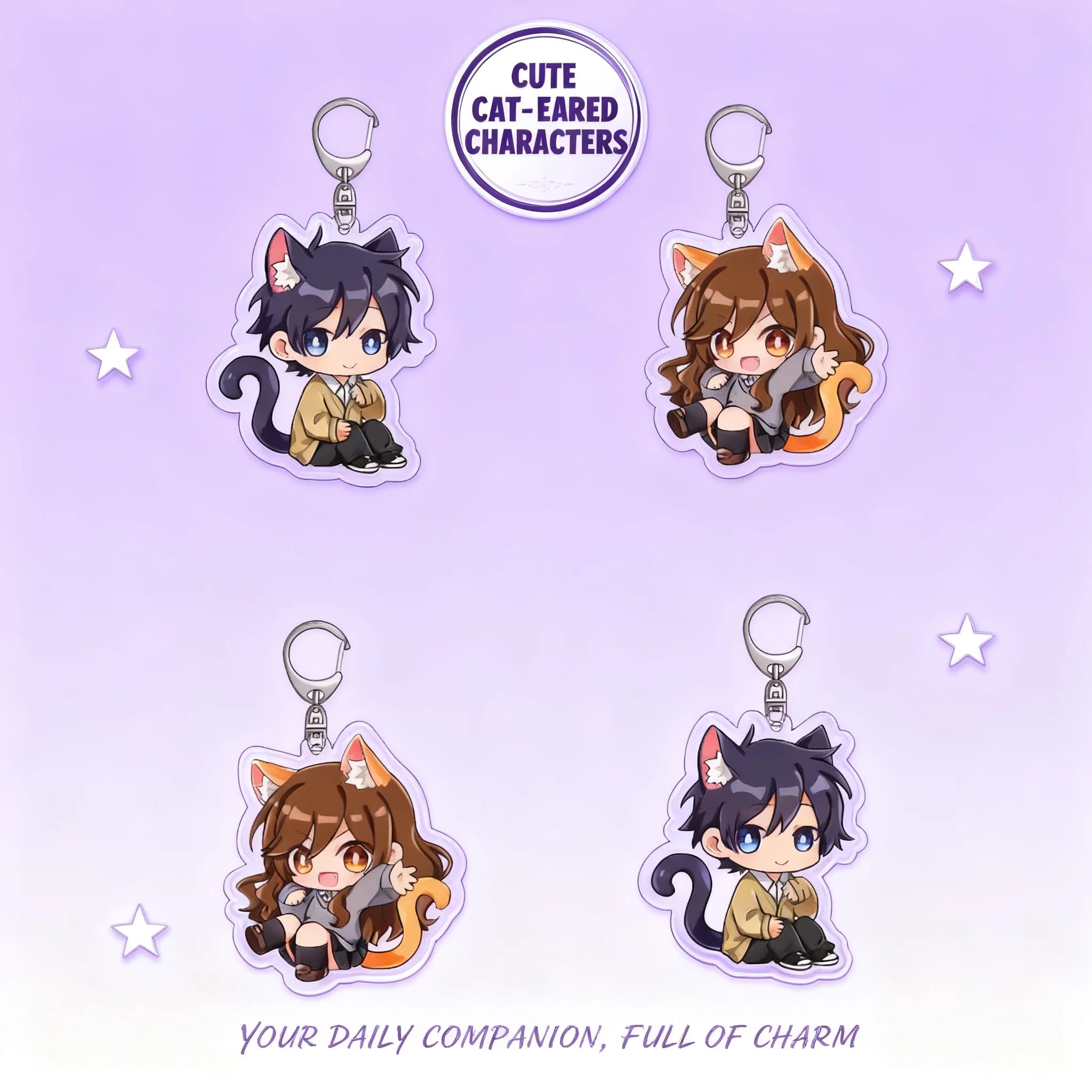 Horimiya Acrylic Keychain Hori Kyoko Miyamura Izumi Anime Peripheral Cute School Backpack Pendant Creative Small Gift Fan
