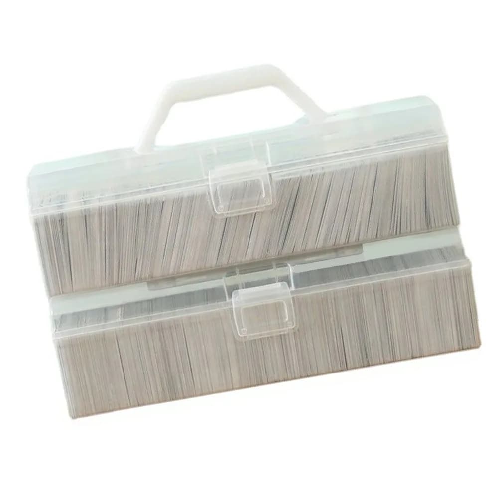 PP Game Card Organizer Transparent Large Capacity Toploader Storage Box Handheld Portable Trading Card Storage Box Home