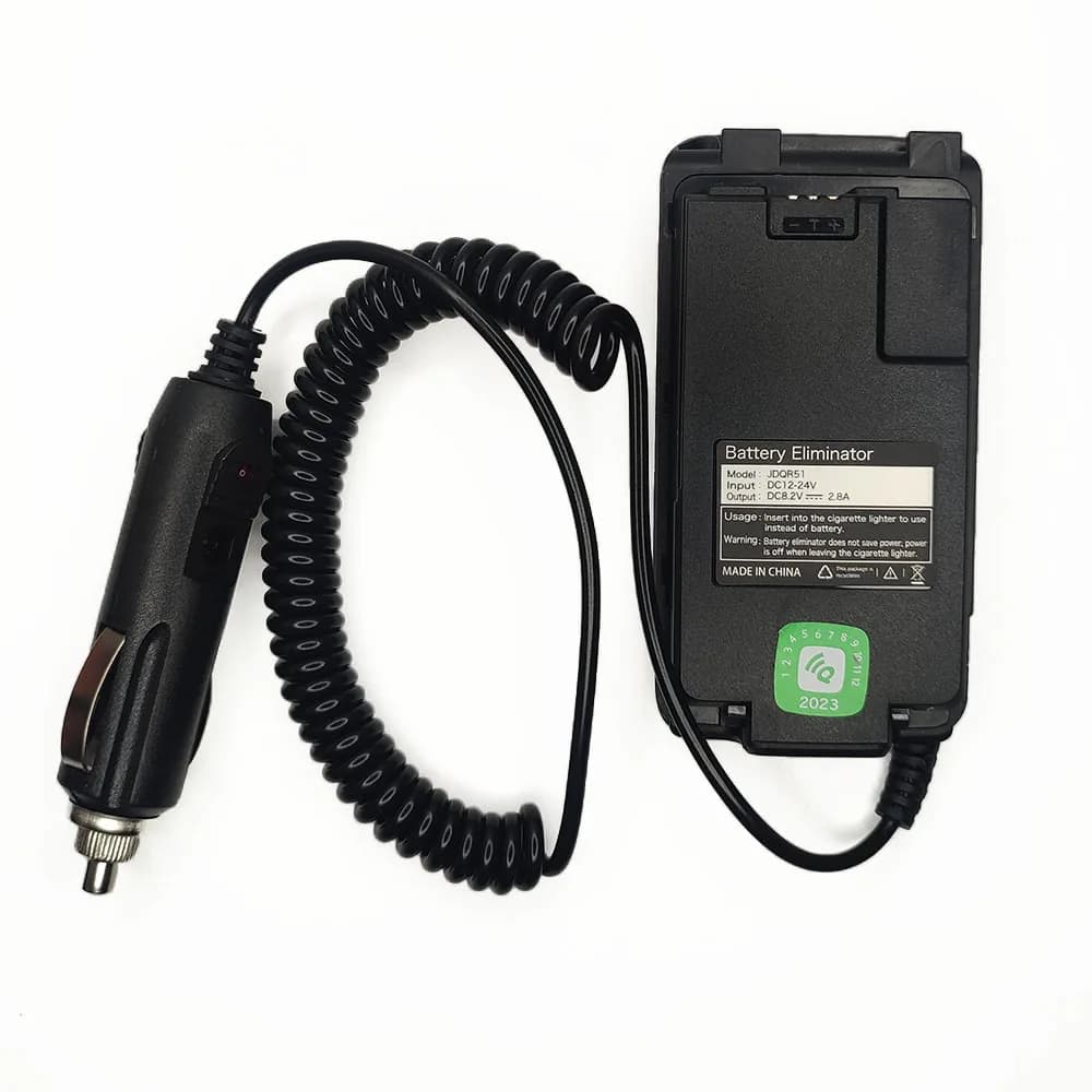 Caricabatteria da auto Walkie Talkie Quansheng-UV-K5, eliminatore batteria, 12V, adatto per UV-K6, UV-K58, UV-5R Plus, Radio bidirezionale