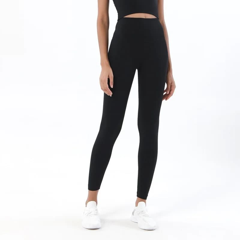 Set da yoga per palestra in tinta unita, collant atletici morbidi, reggiseno incrociato + tuta da yoga, tuta da palestra per donna, allenamento completo da jogging