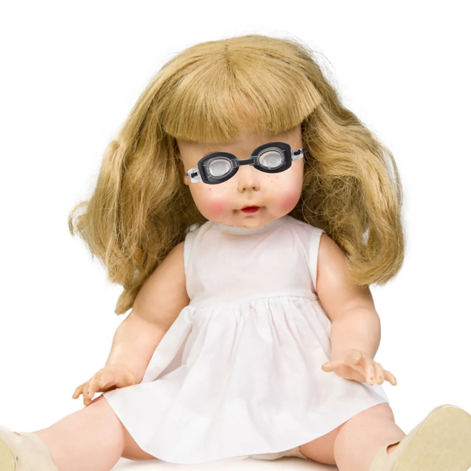 4 occhialini da nuoto mini, leggeri e carini, accessori per fotografia, regalo per bambini