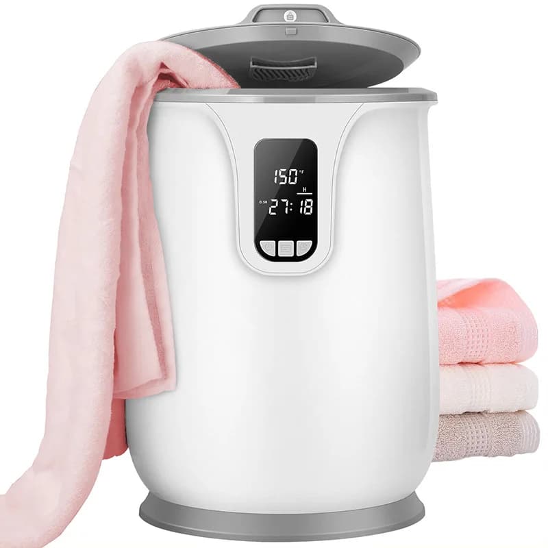 Riscaldatore a secchio per scaldasalviette domestico Deluxe da 20 litri con blocco per bambini, display a LED intelligente, timer per aromaterapia
