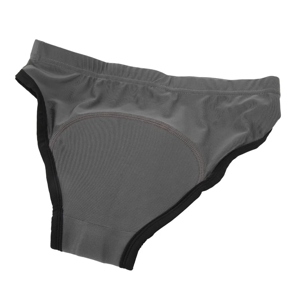 Intimo da Ciclismo Leggero per Donne, Asciugatura Rapida, Grigio Scuro, Slip da Bicicletta Traspiranti con Assorbimento degli Urti, Pantaloncini da Ciclismo Femminili