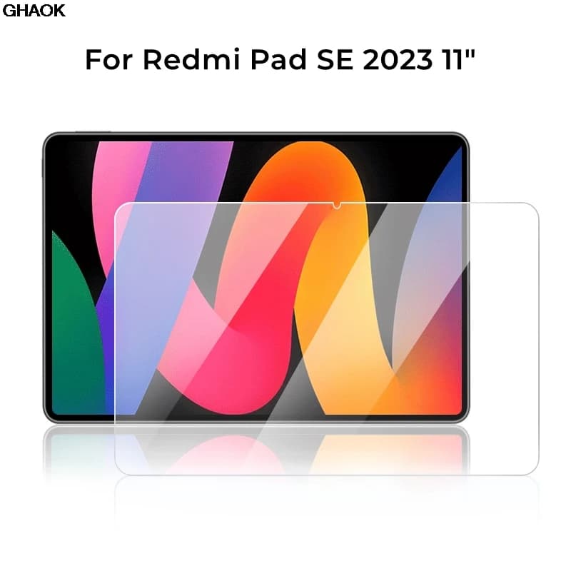 Protezione dello schermo per Xiaomi Redmi Pad SE 11 2023 HD Pellicola in vetro temperato antigraffio Anti impronte digitali Protezione protettiva