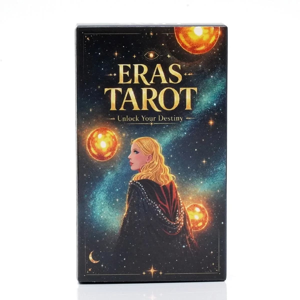 Eras Tarot Deck - 78 Full-Color Tarot Cards 10.3*6cm Music Fan Gift, Divination Fortune Telling Card Game