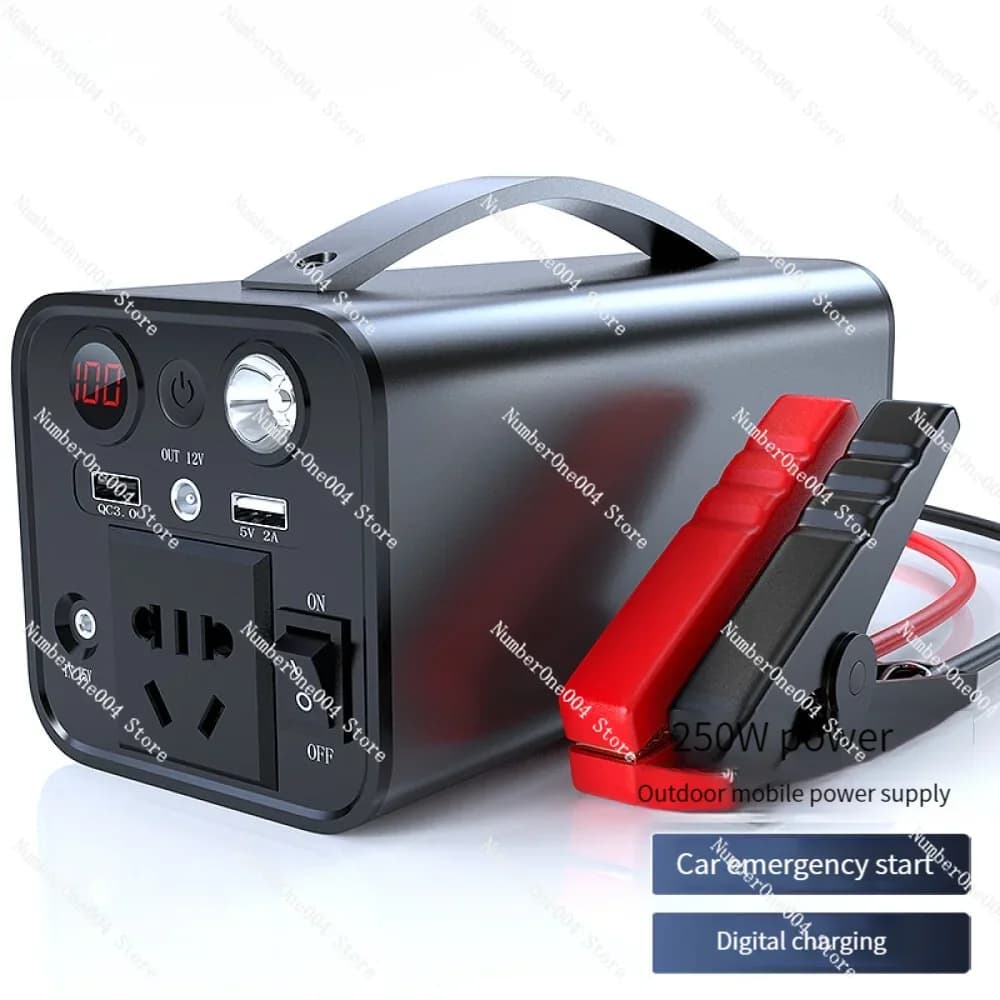 X16A alimentatore per avviamento di emergenza per auto Caricabatteria da 12 V alimentatore per accumulo di energia esterno 250 W QC3.0 avviamento di emergenza