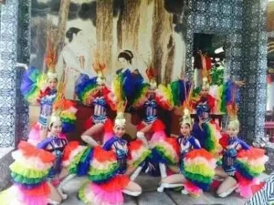 Abito da Spettacolo di Gala Colorato per Apertura e Performance sul Palco