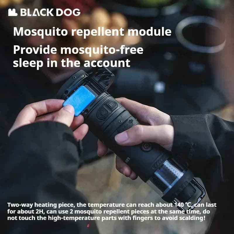 Naturehike BLACKDOG Lampada da campeggio Tenda 6 in 1 Modulo multifunzionale Luce 5000mAh Torcia esterna impermeabile con borsa IPX4
