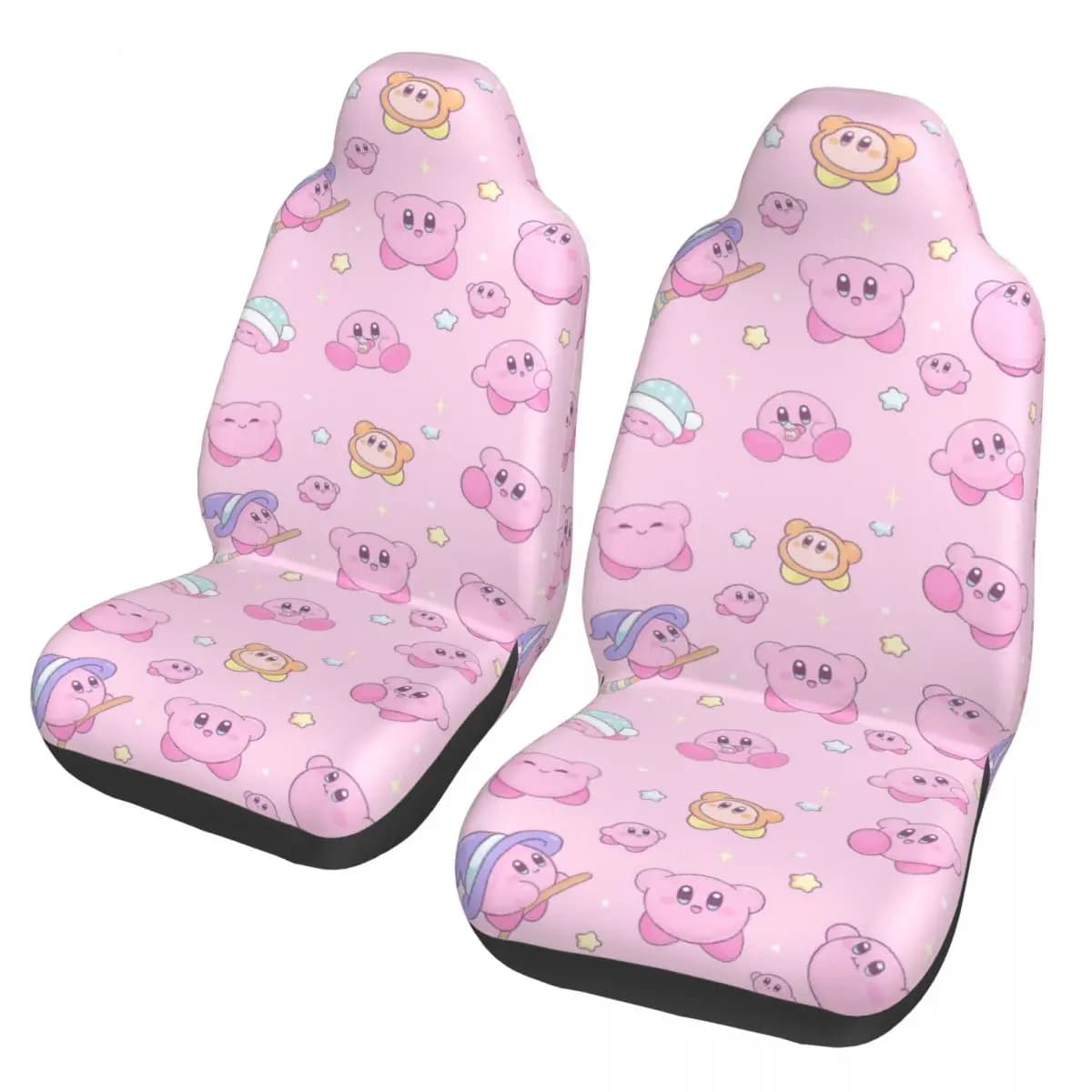 Kirbys Witch Hour Pink Dream Universal Car Seat Cover Interior Accessories Car Seat Covers AUTOYOUTH Polyester Hunt