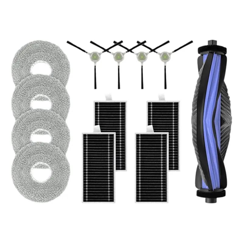 A39T-Replacement Parts Accessories For Lefant M3- Main Brush, Side Brush, HEPA Filter, Mop Cloth