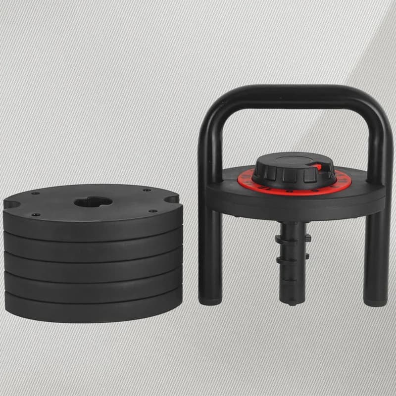 18KG Adjustable Kettlebell, Strength Training Equipment for Home Gym