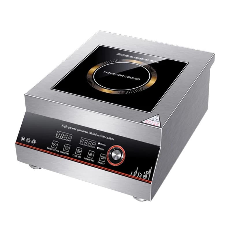 Micro fornello a induzione Pentola commerciale da 3500 Watt con controller superiore piatto da 6000 Watt Piano cottura elettrico Foshan per carichi pesanti