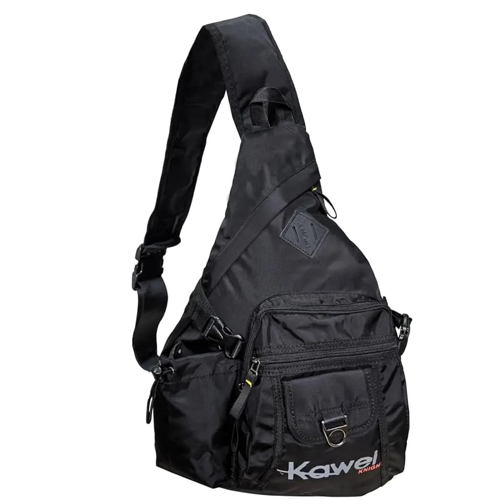 Borsa a Tracolla Grande Kawei Knight, Zaino per Laptop, Borsa Messenger, Zaino da Viaggio (D- Nero)