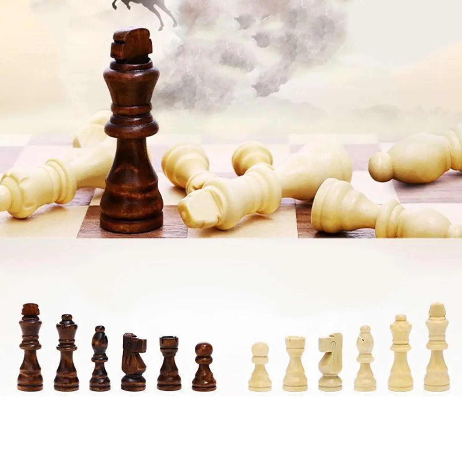International Chess Set Por Foldable Chess Chess Set Chess Pieces Outdoor Game