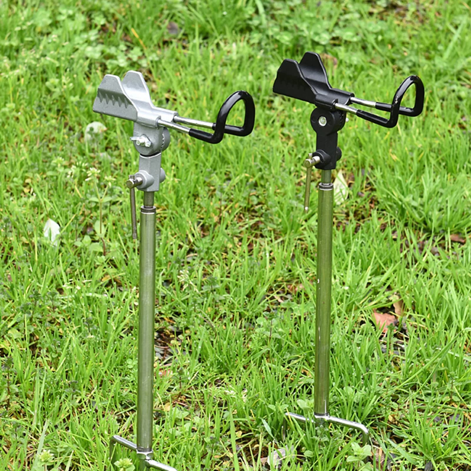 Adjustable fishing rod Stainless steel fishing rod Fixed insert Outdoor fishing Fixing device for fishing rod effortlessly