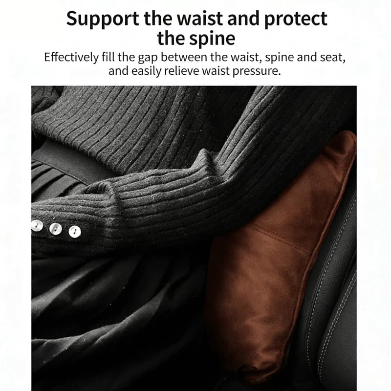 High-quality Car Seat backrest Support lumbar pillow for SsangYong Subaru Suzuki RAM Ravon Renault Rolls-Royce Rover