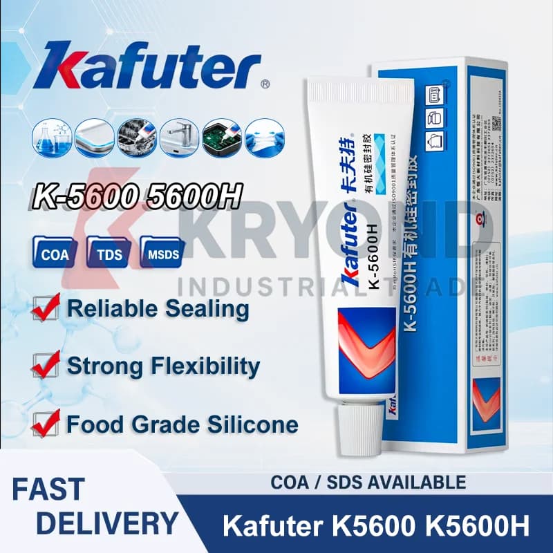 Kafuter K5600 K5600H 35ML Silicone Sealant for Food Use High Temperature Resistant Waterproof Refrigerator Kettle Repair Equipment