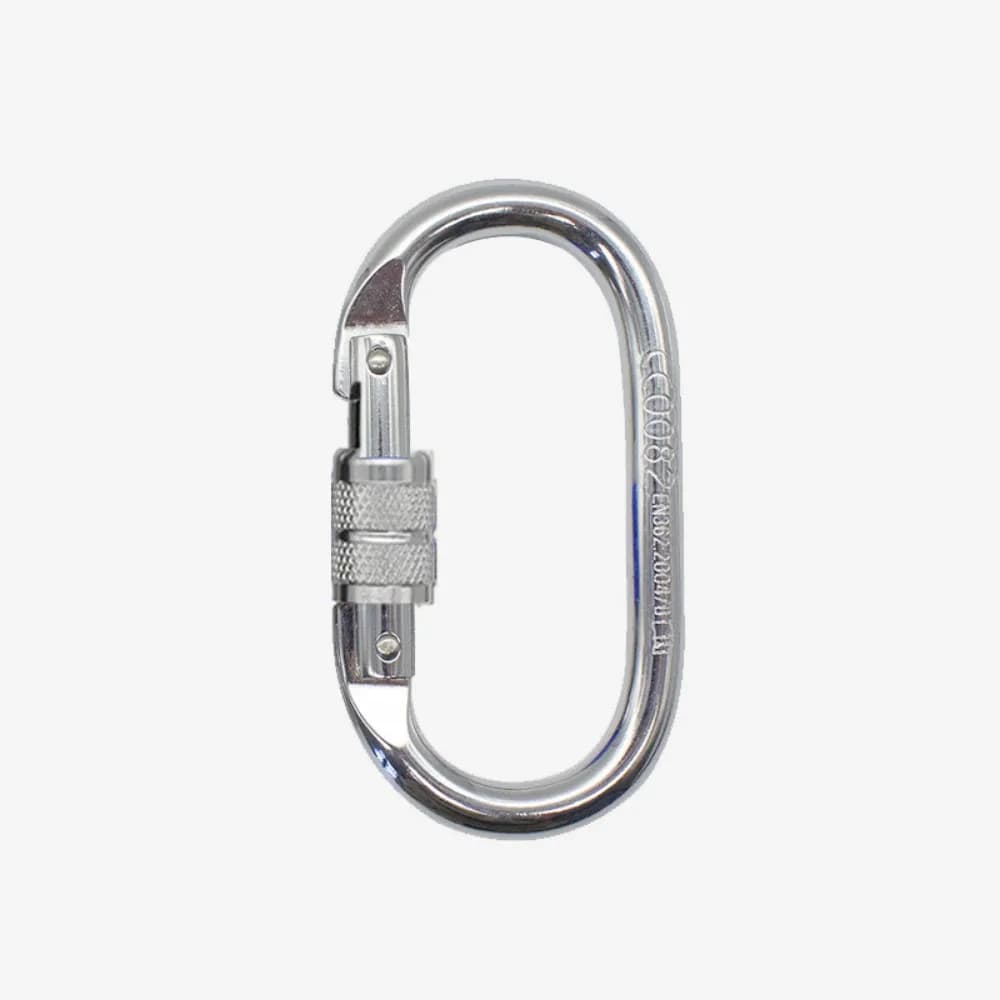 25KN Auto Buckle Camping Tent Hook 7075 Aluminum Alloy Professional Outdoor Climbing Carabiner 4 Colors