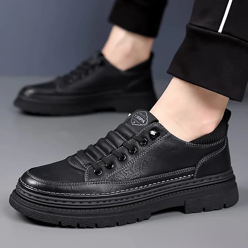 Scarpe casual da uomo Scarpe oxford da ufficio per affari in vera pelle Scarpe da ginnastica da corsa antiscivolo resistenti all'usura per esterni