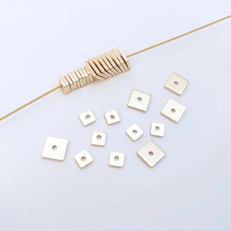 50 pezzi 14k oro riempito accessori per bracciali forniture fai da te accessori per guarnizioni per collana in ottone fatti a mano