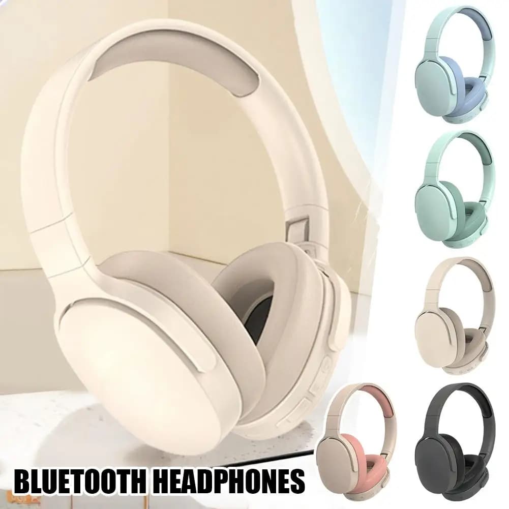 Bluetooth 5.3 Wireless Headphones for IPhone Samsung Foldable Extensible Type C Stereo Hifi Earphones
