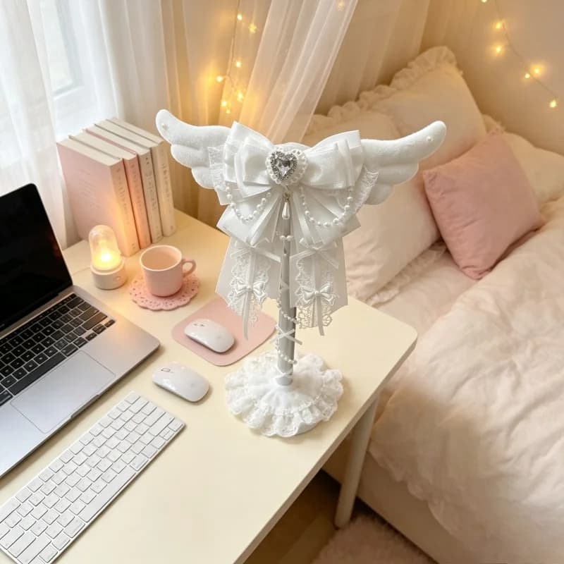 Pink Headphone Storage Rack Desktop Custom Cute Headphone Stand Y2K Accessories Gamers Esports Earphone Display Headphone Stand
