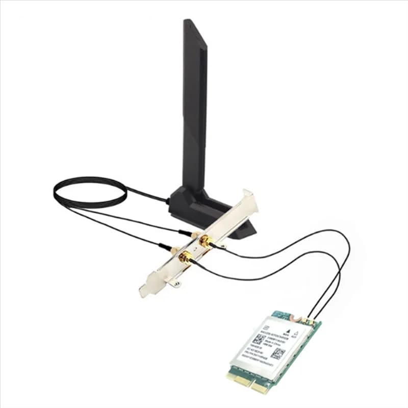 ABZW MT7927 Scheda Wifi7 Scheda Wifi wireless 8774M BT5.4 2.4G/5G/6G Tri-Band Gigabit Wifi 7 M. 2 Scheda wireless con antenna