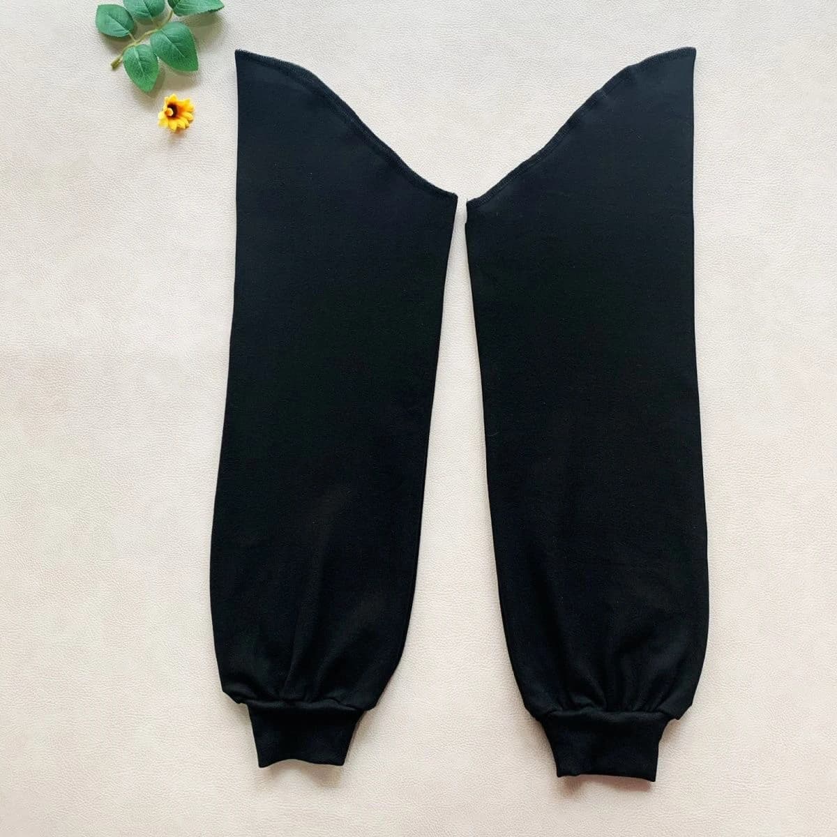 Long Sleeve Hoodie Velvet Autumn Winter Decorative Half Finished DIY Handmade Fake Sleeve Cuff Fashionable Stylish Trendy