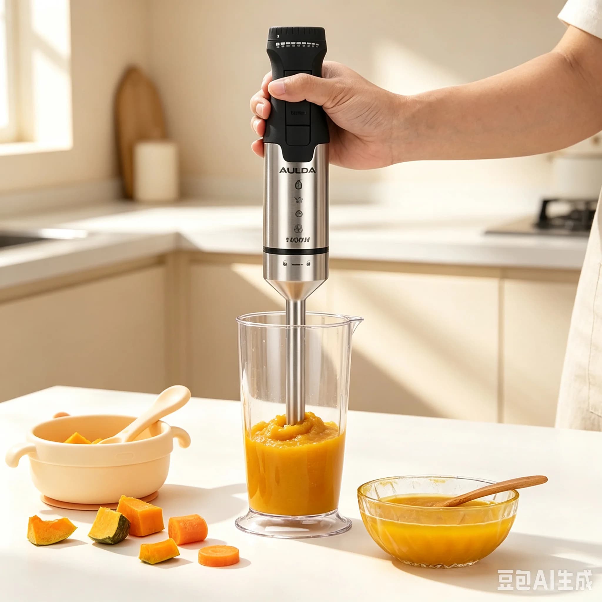 Multifunctional Kitchen Handheld Immersion Blender, Mixer, Chopper, Juicer & Egg Beater