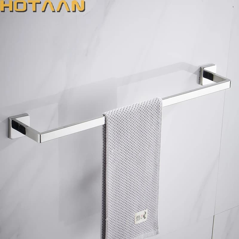 . (24",60 cm) Portasciugamani/Portasciugamani singolo,Acciaio inossidabile massiccio,Finitura cromata,Accessori da bagno,YT-10596