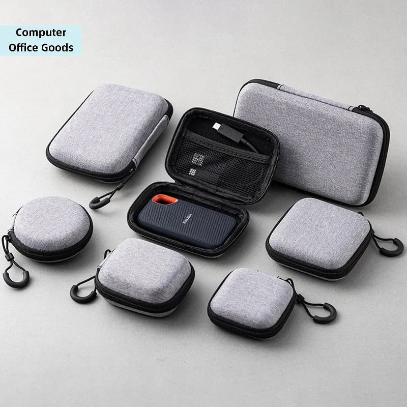 【Mini Data Cable Organizer Bag Waterproof Travel Organizer Bag Portable Mobile Phone Charger Protective Cases Earphone Bag】