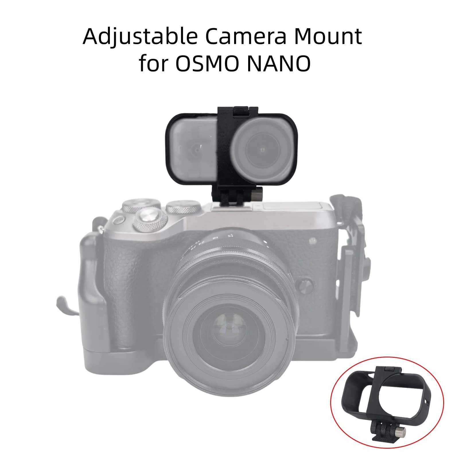 Expansion mounting bracket for DJI OSMO NANO Action Camera DSLR/Spa without mirror