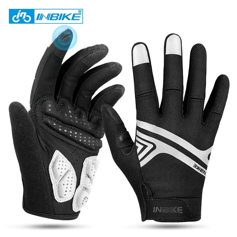 INBIKE Full Finger MTB Gloves Touch Screen Cycling Gloves Bicycle Gloves for Women Sports Bike MTB IM19806
