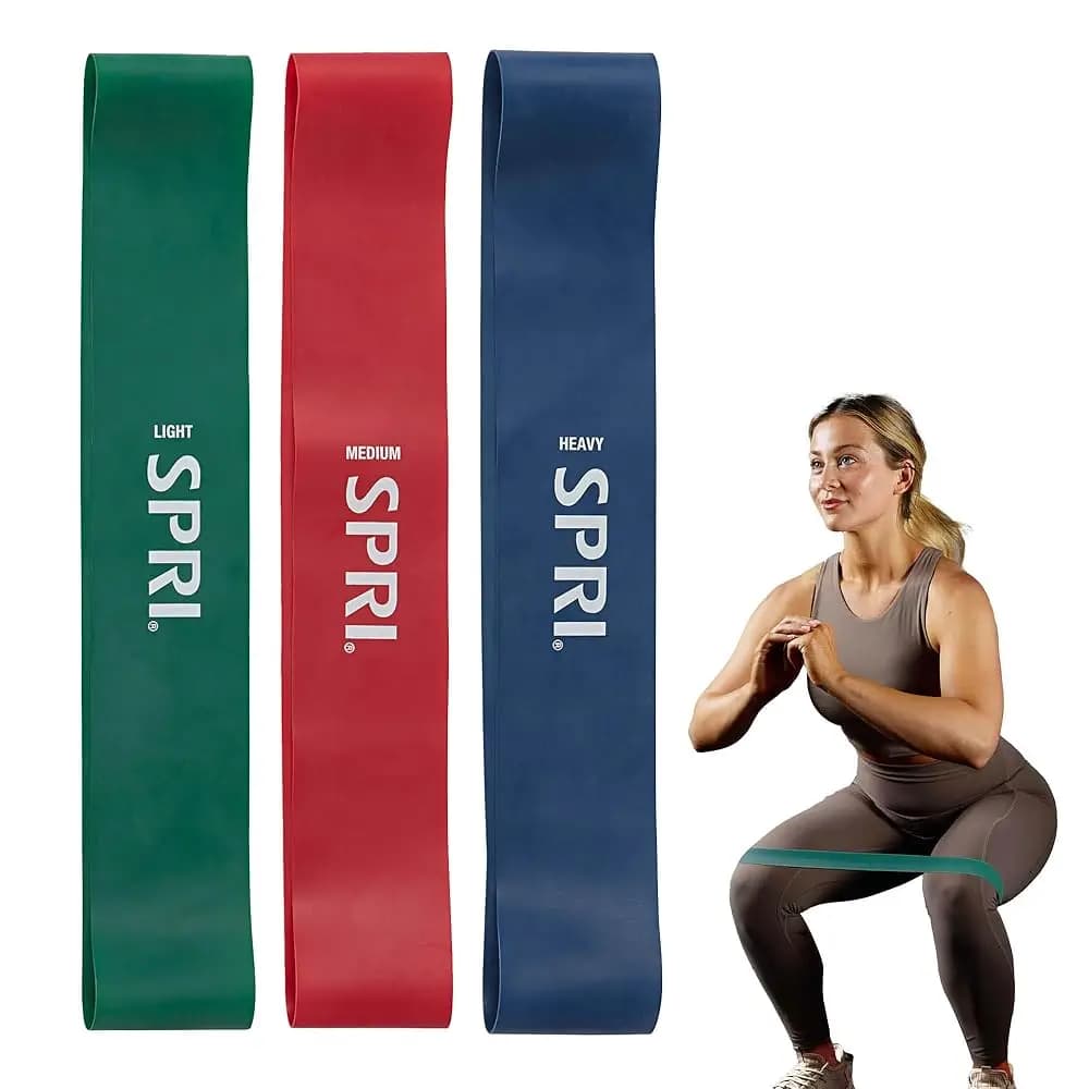 Kit di Mini Bande Elastiche, Set di 3 - Bande di Resistenza Leggere, Medie e Pesanti per Allenamenti delle Parti Inferiori del Corpo, Tonificazione Muscolare ed Esercizio Fisico