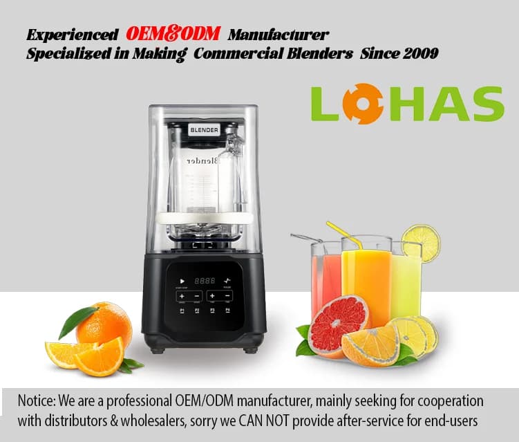 Estrattore di Succo Professionale Lohas, Frullatore Industriale e Macchina per Slushy per la Lavorazione della Frutta nei Ristoranti